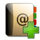 Address book new Icon, Address book new,NuoveXT 2,System