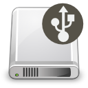 Devices harddisk usb Icon, Devices harddisk usb,NuoveXT 2,System