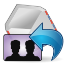 Mail reply all Icon, Mail reply all,NuoveXT 2,System