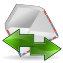 Mail send receive Icon, Mail send receive,NuoveXT 2,System