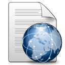 Mimetypes text html Icon, Mimetypes text html,NuoveXT 2,System