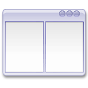 Action view left right Icon, Action view left right,NuoveXT,System