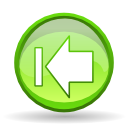Actions arrow left end Icon, Actions arrow left end,NuoveXT,System