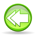 Actions arrow left fast rewind Icon, Actions arrow left fast rewind,NuoveXT,System