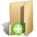 Actions folder new Icon, Actions folder new,NuoveXT,System