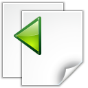 Actions go previous view page Icon, Actions go previous view page,NuoveXT,System