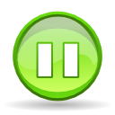 Actions player pause Icon, Actions player pause,NuoveXT,System