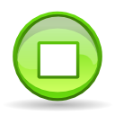 Actions player stop Icon, Actions player stop,NuoveXT,System