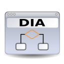 Apps dia gnome Icon, Apps dia gnome,NuoveXT,System