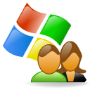 Apps windows users Icon, Apps windows users,NuoveXT,System