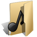 Folder music 2 Icon, Folder music 2,NuoveXT,System