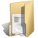 Folder music Icon, Folder music,NuoveXT,System