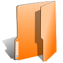 Folder orange Icon, Folder orange,NuoveXT,System