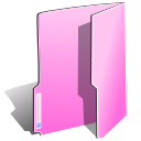 Folder pink Icon, Folder pink,NuoveXT,System