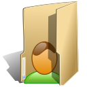 Folder user Icon, Folder user,NuoveXT,System
