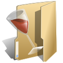 Folder wine Icon, Folder wine,NuoveXT,System