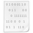 Mimetypes binary Icon, Mimetypes binary,NuoveXT,System