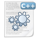 Mimetypes source cpp Icon, Mimetypes source cpp,NuoveXT,System
