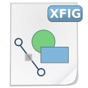 Mimetypes xfig Icon, Mimetypes xfig,NuoveXT,System