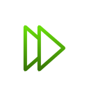 Small arrow right fast forward Icon, Small arrow right fast forward,NuoveXT,System