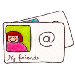 Osd contacts Icon, Osd contacts,O Sunny Day,System