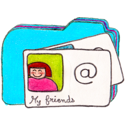 Osd folder b contacts Icon, Osd folder b contacts,O Sunny Day,System