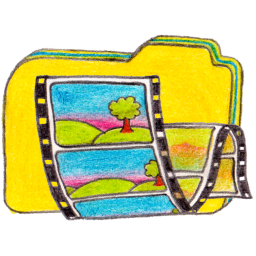 Osd folder y videos Icon, Osd folder y videos,O Sunny Day,System