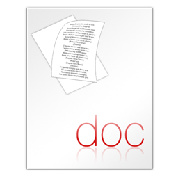 Doc File Icon, Doc File,Oddiy,System,