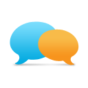 Chat bubbles Icon, Chat bubbles,On Stage,System,