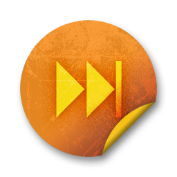 Orange sticker badges 058 Icon, Orange sticker badges 058,Orange Grunge Stickers,System