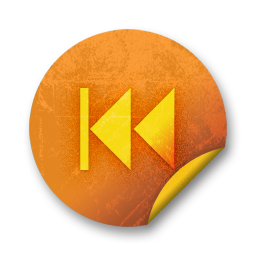 Orange sticker badges 059 Icon, Orange sticker badges 059,Orange Grunge Stickers,System