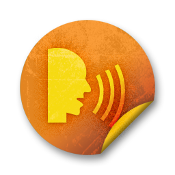 Orange sticker badges 069 Icon, Orange sticker badges 069,Orange Grunge Stickers,System