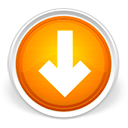 Arrow down Icon, Arrow down,Orb,System