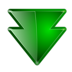Actions arrow down double Icon, Actions arrow down double,Oxygen 1,System