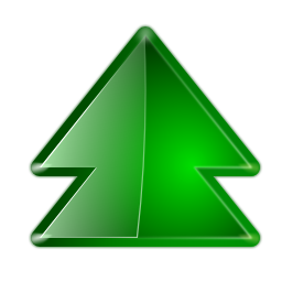Actions arrow up double Icon, Actions arrow up double,Oxygen 1,System