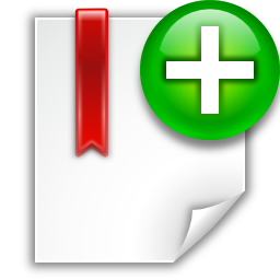 Actions bookmark new Icon, Actions bookmark new,Oxygen 1,System