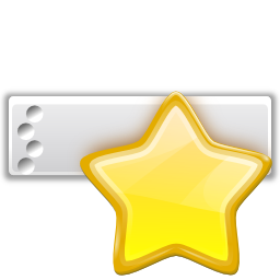 Actions bookmark toolbar Icon, Actions bookmark toolbar,Oxygen 1,System