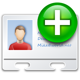 Actions contact new Icon, Actions contact new,Oxygen 1,System