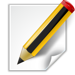 Actions document edit Icon, Actions document edit,Oxygen 1,System