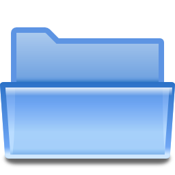 Actions document open folder Icon, Actions document open folder,Oxygen 1,System