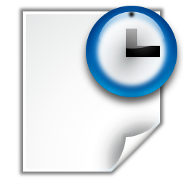 Actions document open recent Icon, Actions document open recent,Oxygen 1,System