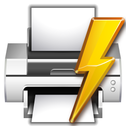 Actions document print direct Icon, Actions document print direct,Oxygen 1,System