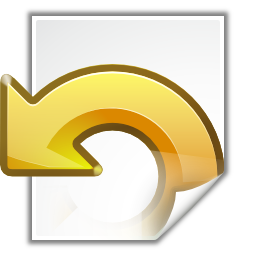 Actions document revert Icon, Actions document revert,Oxygen 1,System