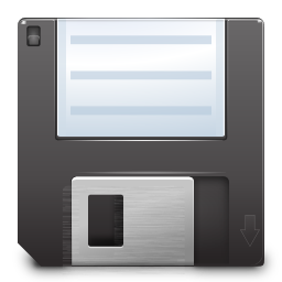 Actions document save Icon, Actions document save,Oxygen 1,System
