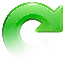 Actions edit redo Icon, Actions edit redo,Oxygen 1,System
