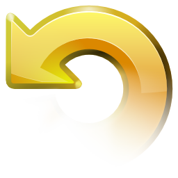 Actions edit undo Icon, Actions edit undo,Oxygen 1,System