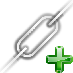 Actions insert link Icon, Actions insert link,Oxygen 1,System