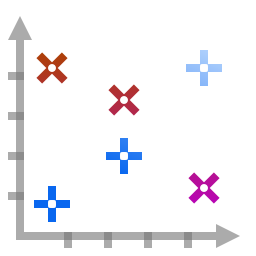 Actions office chart scatter Icon, Actions office chart scatter,Oxygen 1,System