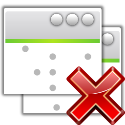 Actions project development close all Icon, Actions project development close all,Oxygen 1,System