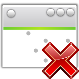 Actions project development close Icon, Actions project development close,Oxygen 1,System